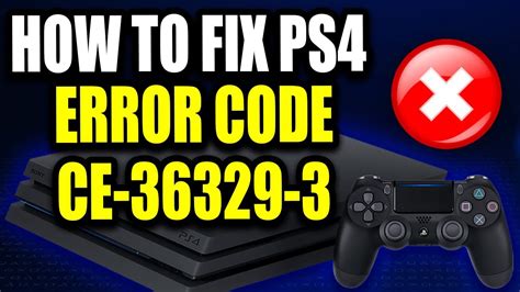 Fix PS4 Error CE